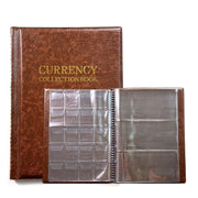Coin Album Bill Collection Book Holder