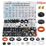 233pcs Plumbing & Tap Washers Assortment Kit