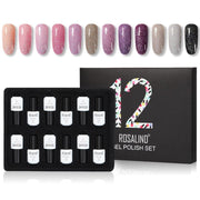 12pcs Gel Nail Polish Manicure Set UV Soak Off Nail Art Kit