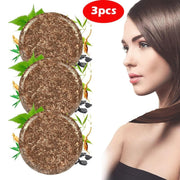 3pcs Hair Darkening Shampoo Soap Bar