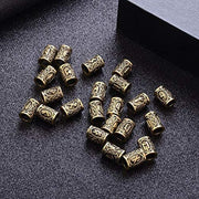 24pcs Norse Vikings Runes Beard Beads Hair Set