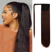 Dark Auburn Hair Ponytail Extensions