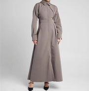 Trench Coat Maxi Dress