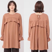 Ruffle Shirt Dress