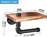 Toilet Paper Roll Holder Phone Shelf