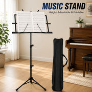 Portable Folding Sheet Music Stand - Height