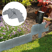 10pcs Home Garden Edge Edging Fence Lawn Border 2.5M