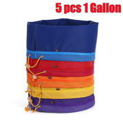 5pcs 1 Gallon Filter Bubble Bag Ice Herbal Essence Extractor Kit