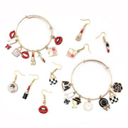 13pcs Craft Supplies Small Colorful Charms Pendants