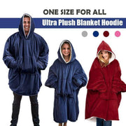 Fleece Hoodie Sweatshirt Blanket Ultra Plush