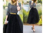 Black Tutu Skirt Summer Dress Clothing Womens Clothing Size 8