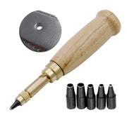 Hole Punch Screw Removable Book Drill with 5 Size Tip