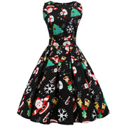 Rockabilly Christmas Dress Womens Clothing Size 8