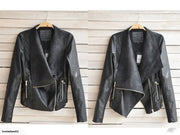 Faux Leather Jacket Womens Clothing Size 14