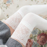 Knit Stockings Thigh High