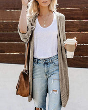Knitted Cardigan Sweater Womens Clothing Size 22
