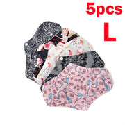 5pcs Washable Reusable Pads L