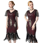 Flapper Dress Gatsby Ball Evening Dress Womens Clothing Size 8