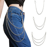 Wallet Key Chain Pocket Belt Pant Jeans Chains Rock Punk Keychain