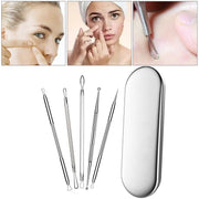 Black Head Pimple Comedone Extractor Tool Acne Removal Kit