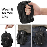 Tactical Belt Military Waist Bag Utility Pouch Combo