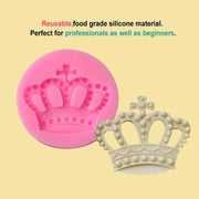 Silicone Moulds Crown Cake Fondant Molds
