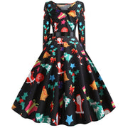 Rockabilly Christmas Dress Womens Clothing Size 8