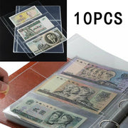 Paper Money Collection Album Currency Banknote Stamps Storage Holder