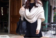 Knit Cardigan Scarf