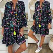 Shirt Dress Floral Dresses Boho Womens Clothing Size 22