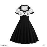 Rockabilly Midi Dress Retro Vintage Dresses Womens Clothing Size 16