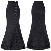 Steampunk Maxi Skirt Womens Clothing Size 18