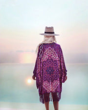 Floral Cardigan Kimono Womens Clothing Size 22