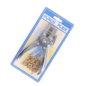 Hole Punch Press Plier with 100pcs Eyelet Grommets