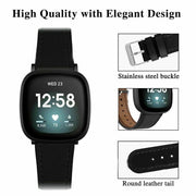 Fitbit Sense Leather Strap Band