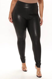 Leather Looking Pants Womens Clothing Size 14