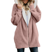 Hoodie Fur Coat Jacket Womens Clothing Size 22-24