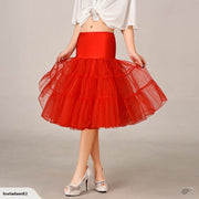 Red Petticoat Underskirt Size 18-22