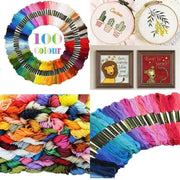100pcs Embroidery Threads