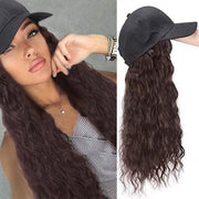 Baseball Cap Hair Extensions Wig Hat