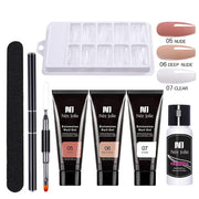 Extension Gel Nail Kit + Mini Nail Lamp UV Extension Gels