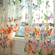 145*170cm Butterfly Voile Curtain Room Divider