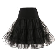 Black Petticoat Underskirt Womens Clothing Size 8