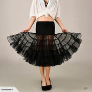 Black Petticoat Underskirt