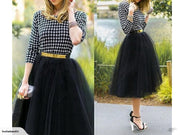 Black Tutu Skirt Summer Dress Womens Clothing Size 20