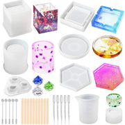 Silicone Mold Resin Moulds Epoxy Resin Molds Coaster Ashtray Kit