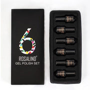 Gel Nail Polish 6 Bottle Pack