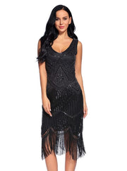 Flapper Dress Gatsby Ball Evening Dress Womens Clothing Size 12