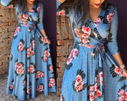 Maxi Dress Ball Dress Summer Floral Dresses Womens Clothing Size 16