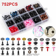752pcs Safety Eyes and Safety Noses Set